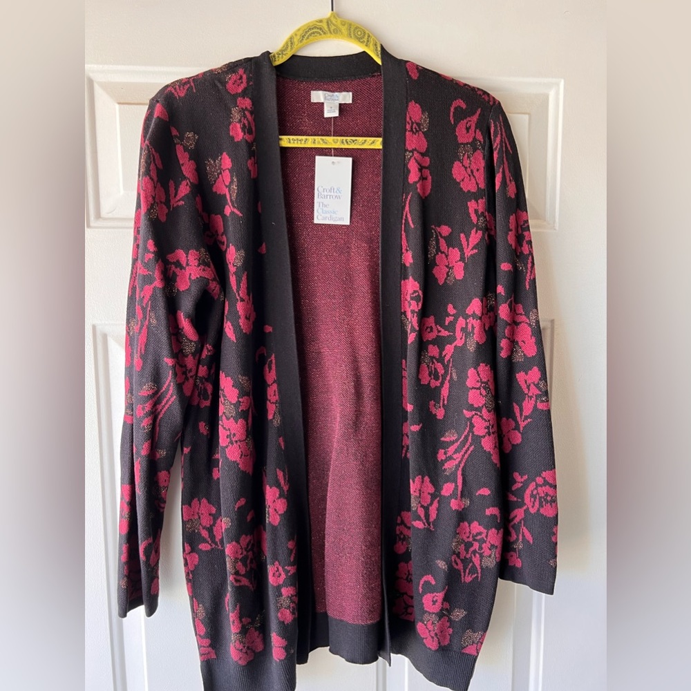 Croft and barrow classic cardigan size medium